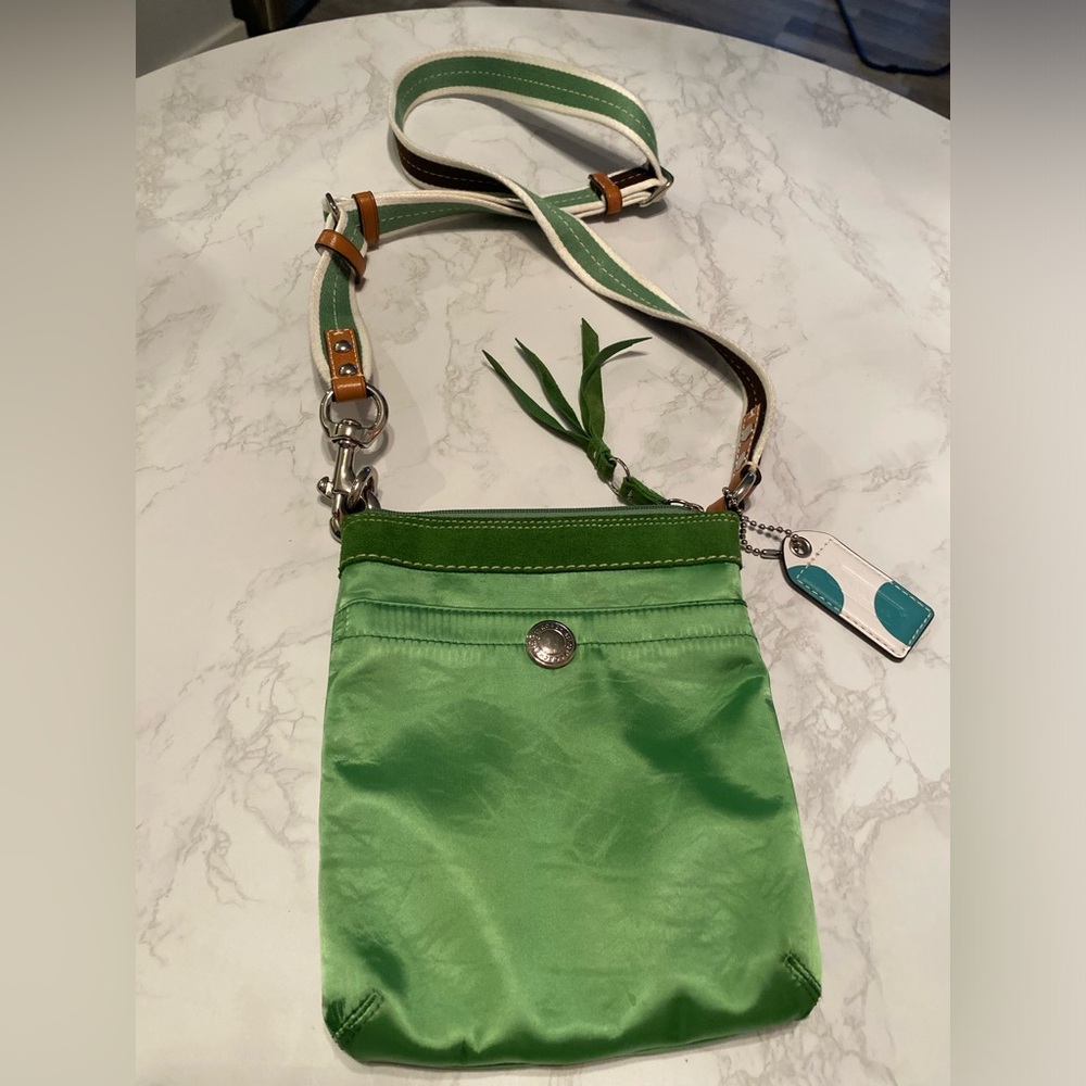 Coach Satin Crossbody Purse